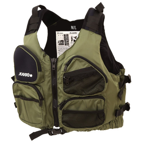 Gilet d'aide à la flottabilité pour la pêche - KAAKI - AQUADESIGN - unisexe / mousse / rouge