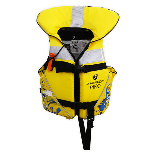 Gilet d'aide à la flottabilité pour sports nautiques - PIKO - AQUADESIGN - pour enfant / mousse / jaune