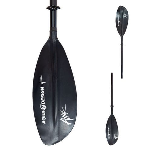 Pagaie pour kayak - ATTAK 2 - AQUADESIGN - de loisir / asymétrique / double
