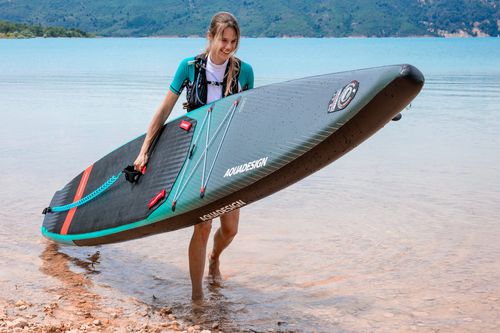 SUP gonflable - FIRST  - AQUADESIGN - de randonnée / de race / niveau expert