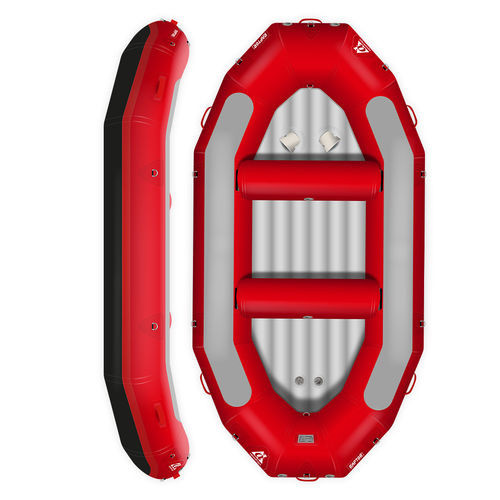 Raft 6 places - RAPTOR 340 ROUGE  - AQUADESIGN - d'eau vive