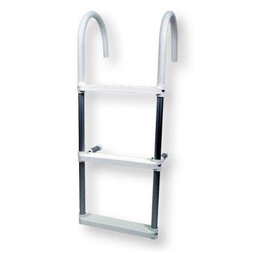 Échelle pour bateau pneumatique - 2038 - CEREDI - crosse 180° / de baignade / en aluminium