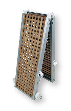 Passerelle pour bateau - 2860 / 2880 - CEREDI - pliante / manuelle / en aluminium