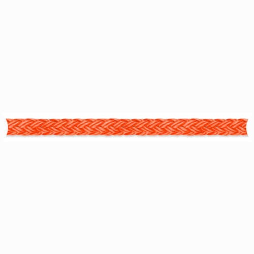 Corde multiusage - RIG-TEX 12 - English Braids - tresse simple / âme Polyester / orange