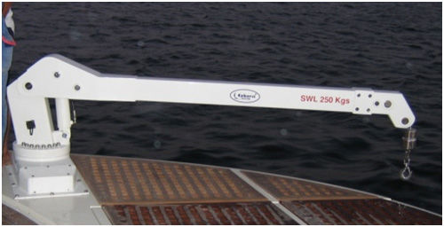 Grue pour navire - Basic - Ezberci Marine - télescopique / à flèche