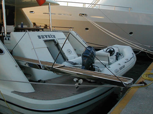 Passerelle pour bateau - EZB-1210 series - Ezberci Marine - télescopique / escamotable / télécommandée