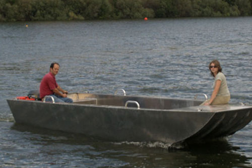 Bateau de recherche océanographique - 400 CARGO - MOGGARO ALUMINIUM YACHTS - hors-bord / en aluminium