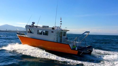 Bateau d'étude hydrographique - CATA 1200 - MOGGARO ALUMINIUM YACHTS - catamaran / in-bord / en aluminium