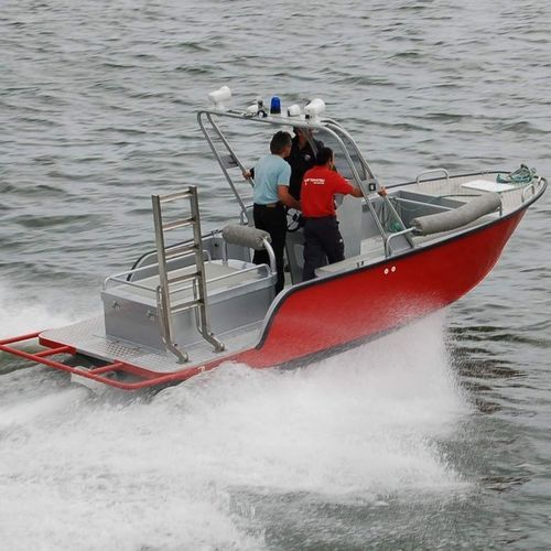 Bateau de travail - 650 - MOGGARO ALUMINIUM YACHTS - in-bord hydrojet / en aluminium