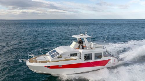 Bateau promenade - MOGGARO 1500 DIVE HYBRID - MOGGARO ALUMINIUM YACHTS - bateau de support pour la plongée / in-bord / en aluminium