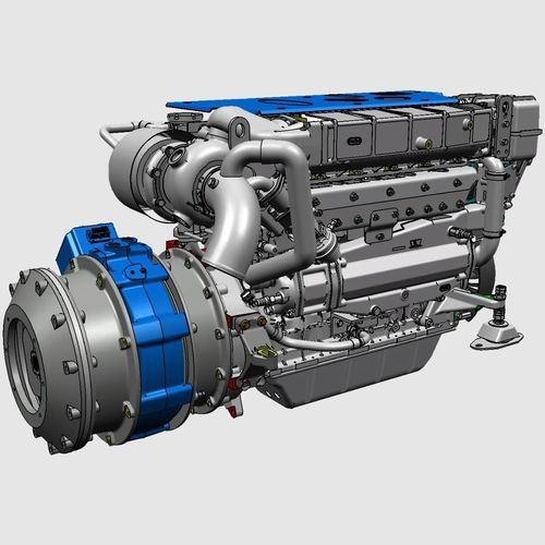 Moteur in-bord - 42HPE BHS 120 kW - Fnm Marine - CMD - de propulsion / diesel / électrique