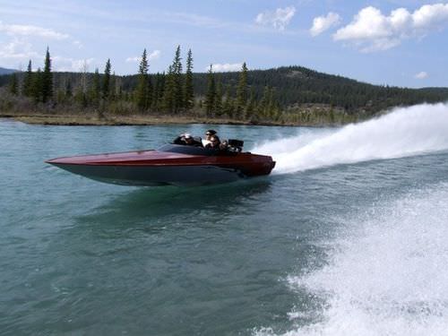 Runabout in-bord - RACE TUNNEL - OUTLAW EAGLE MANUFACTURING - à double console