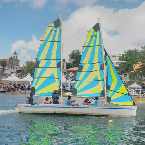 Grand-voile - 2252 - NENUPHAR - pour dériveur / coupe tri-radiale