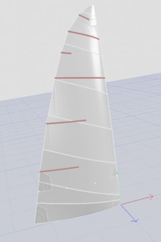 Grand-voile - 2207 - NENUPHAR - pour dériveur / Laser