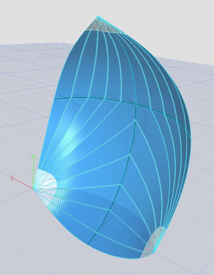 Spinnaker - 2025_505 - NENUPHAR - pour dériveur / coupe tri-radiale / 505