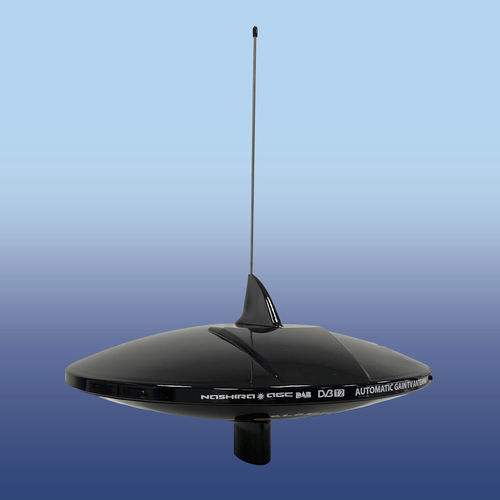 Antenne TV - Nashira AGC DAB 20 Black - Glomex - FM / RNT / pour bateau