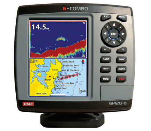 Combiné GPS - G142CFD - GME electrophones - lecteur de cartes / sondeur de pêche / pour bateau