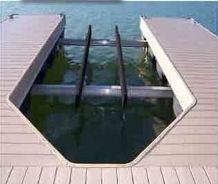 Ascenseur à bateaux - NEL-SUN™ - Golden Boat Lifts & Marine Systems - flottant