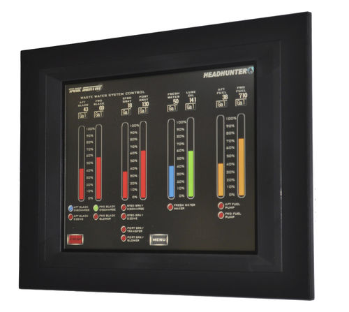 Système de contrôle et commande pour navire - PLC - HEADHUNTER INC. - pour yacht / pour mesure de niveau de réservoirs