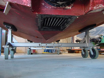 Ber de bateau à moteur - TITAN - Hostar - ajustable / transportable