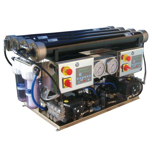 Dessalinisateur pour bateau - SC DOUBLE  - HP High Pressure S.R.L. - à osmose inverse / 380 V / 110V