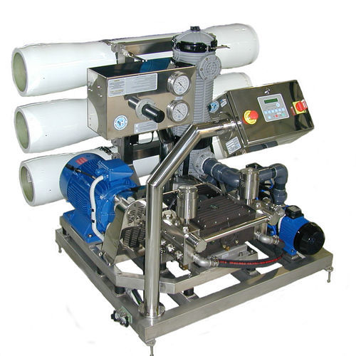 Dessalinisateur pour bateau - GROUND  - HP High Pressure S.R.L. - à osmose inverse / à récupération d'énergie / manuel