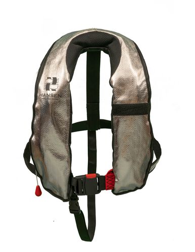Gilet de sauvetage gonflable automatique - SeaLion Alu FR ISO - Hansen Protection AS - 150 N / unisexe / avec harnais de sécurité