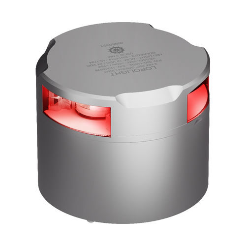 Feu de navigation pour yacht - 300-114G2-180 - Lopolight - à LED / rouge / horizontal