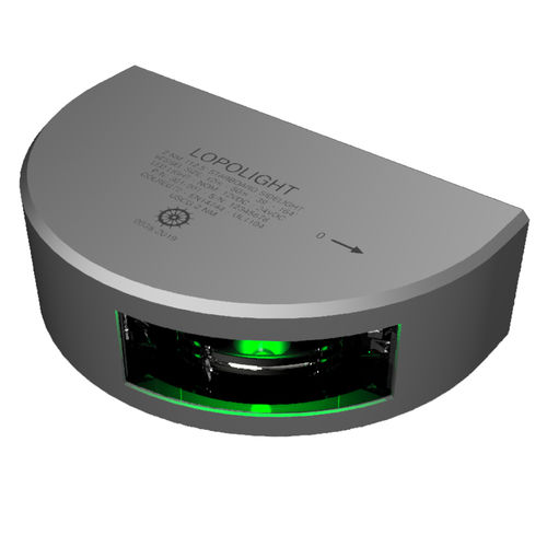 Feu de navigation pour navire - 301-101-6M - Lopolight - à LED / vert / horizontal