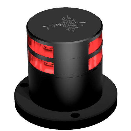 Feu de navigation pour navire - 300-114G2ST-PRO - Lopolight - à LED / rouge / horizontal