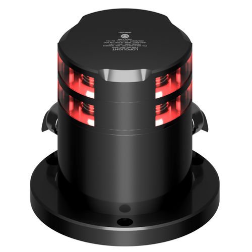 Feu de navigation pour navire - 300-114G2ST-PRO-I - Lopolight - à LED / rouge / horizontal