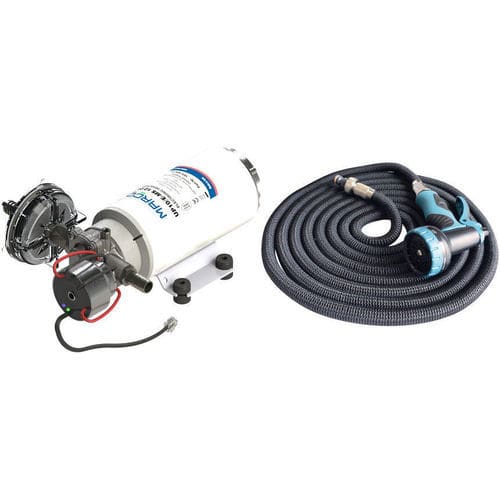 Kit avec pompe à eau (pour nettoyage de pont de bateau) - DP10/E-MS - Marco