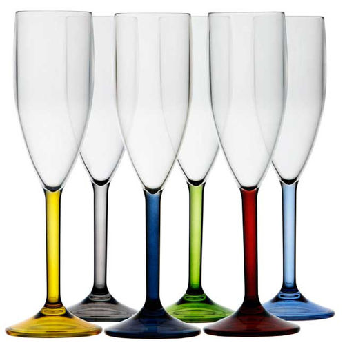 Flûte à champagne - COLOURED BASE PARTY - Marine Business