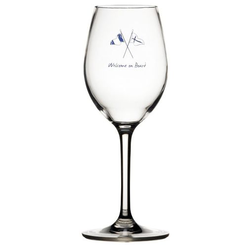 Verre à vin - WELCOME ON BOARD - Marine Business