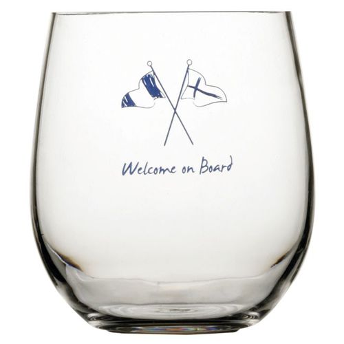Verre à eau - WELCOME ON BOARD - Marine Business