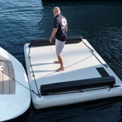 Jeu aquatique plateforme - CERTEC - matelas / pour yacht / gonflable