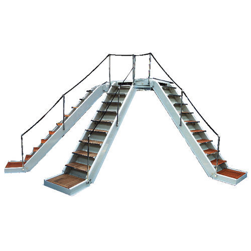 Échelle pour yacht - 3600 Series - Opacmare - latérale / de coupée / en acier inoxydable