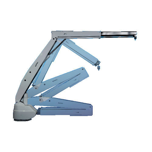 Bossoir pour bateau de sauvetage - 3077 - Opacmare - hydraulique / pliable / en inox