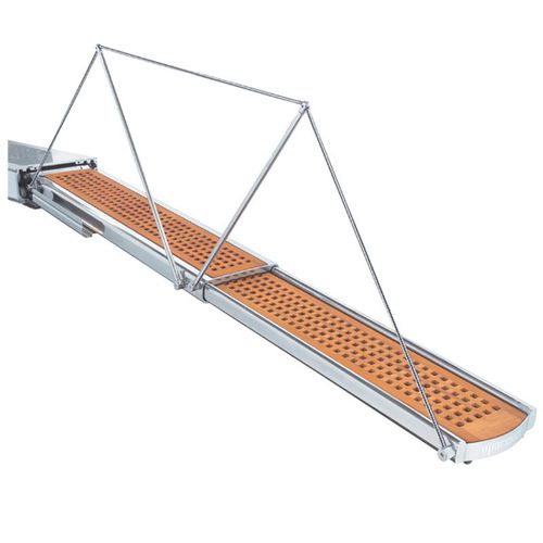 Passerelle pour bateau - 1011 series - Opacmare - télescopique / hydraulique / manuelle