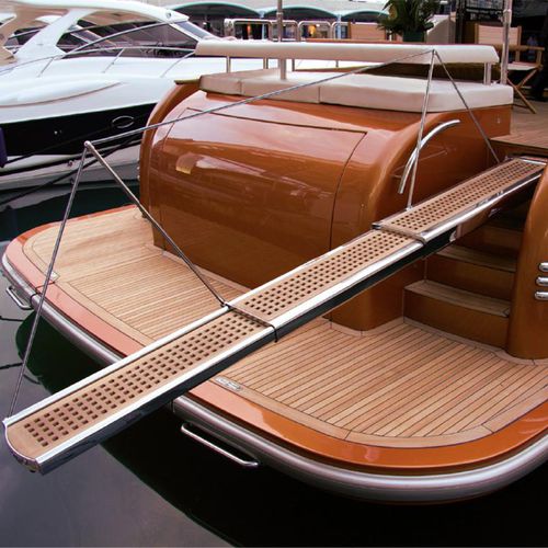 Passerelle pour bateau - 1003 series - Opacmare - pour yacht / télescopique / escamotable