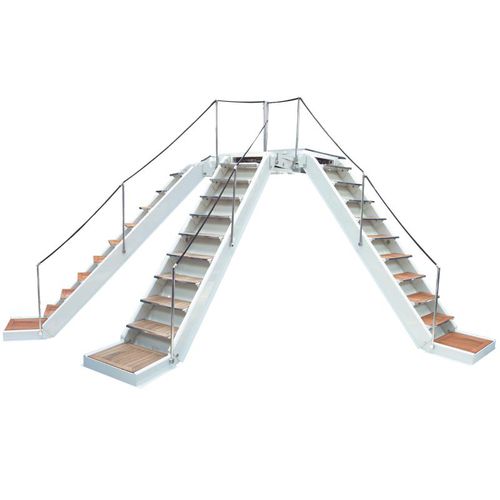 Échelle pour yacht - 3600 Series - Opacmare - latérale / de coupée / en inox