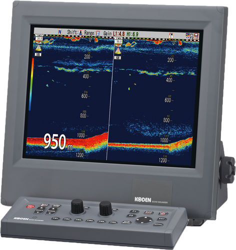 Écho-sondeur pour bateau - CVS-705D - Koden electronics - bi-fréquence / numérique