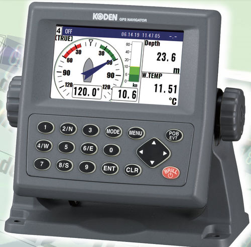 Instrument multifonction GPS - KRD-10 - Koden electronics - pour navire / couleur / fixe
