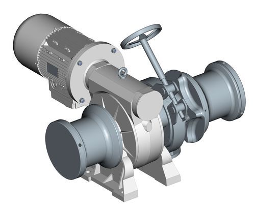 Guindeau hydraulique - CW-20 - Italwinch - à vis sans fin / électrique / pour bateau