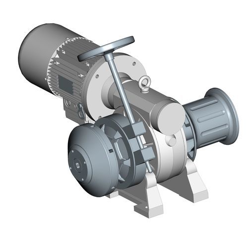 Guindeau à vis sans fin - CW-16 - Italwinch - électrique / hydraulique / horizontal