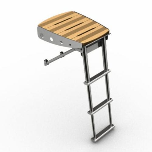 Plateforme de baignade - 2622 SERIES - Nautinox - fixe / pour bateau / en acier inoxydable