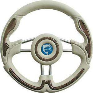 Volant en aluminium pour bateau à moteur - C360756W0NA  - OBA Tradizione Futura - enduit polyuréthane / sport