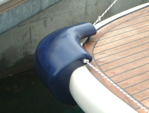 Pare-battage de bateau - 472463 / 472464 - Ocean s.r.l. - de poupe / pour angle de plage arrière / en forme d'arc