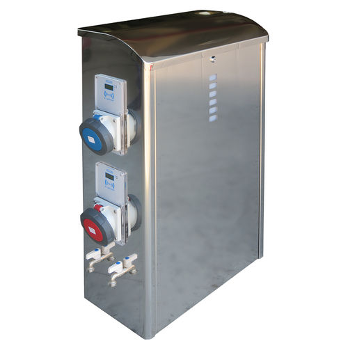Borne avec éclairage intégré - S1000-XXL - Plus Marine - de distribution électrique / de distribution d'eau / pour ponton