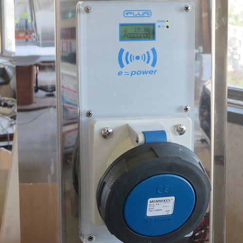 Système de paiement par carte pour borne de ponton - E-POWER SOCKET - Plus Marine